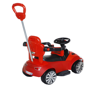 ماشین کودک بی بی ماک طرح آلفا رومئو قرمز-مشکی مدل ZV-10 -اسباب بازی